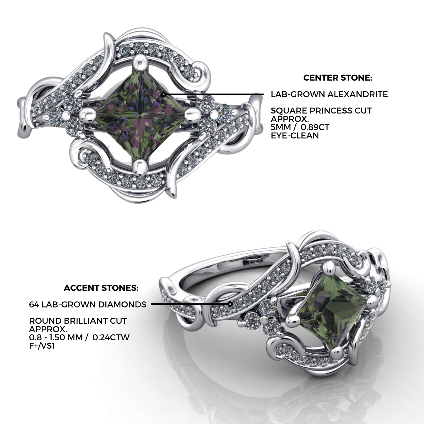 Alexandrite Ethereal Ring