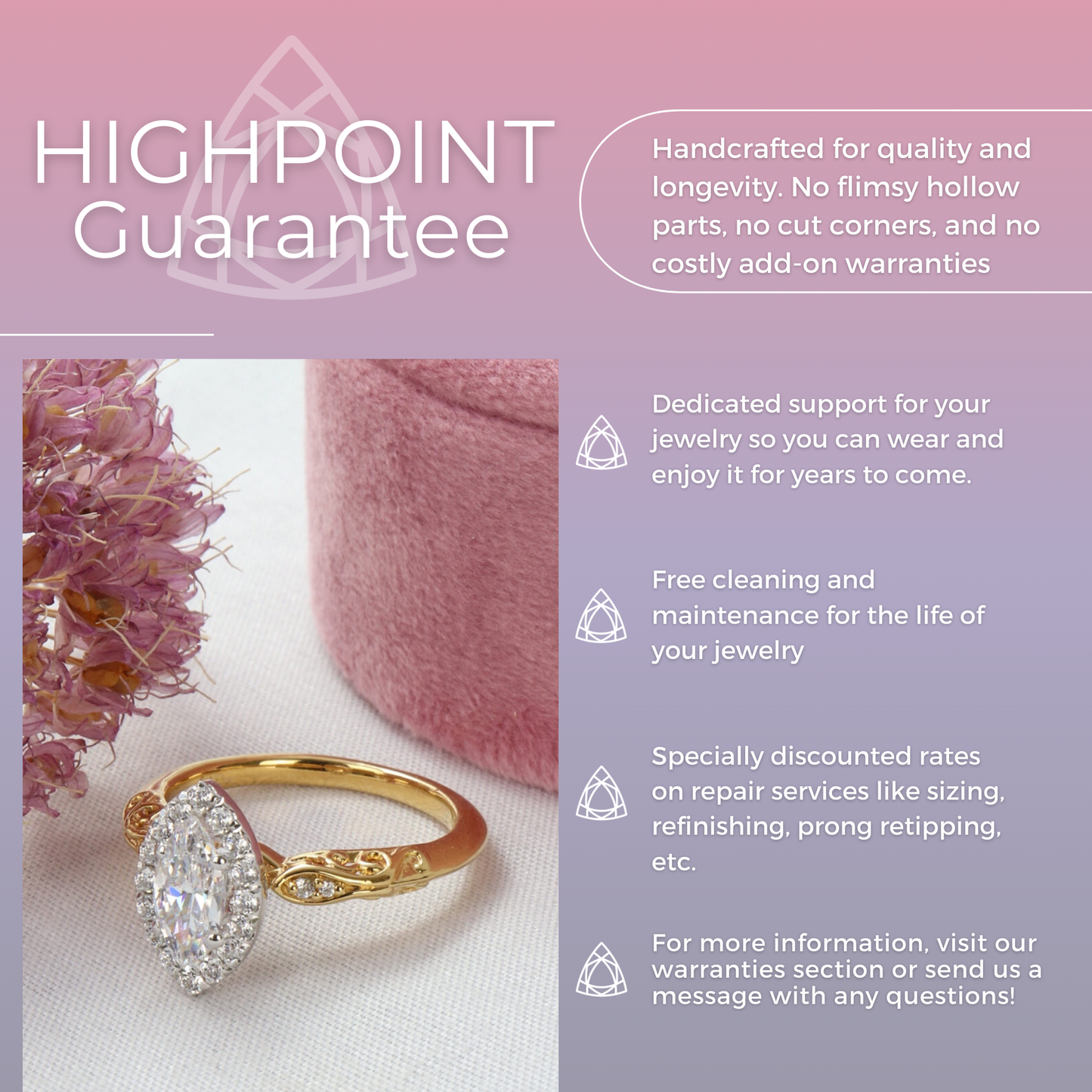 Cherish - Filigree Halo Engagement Ring