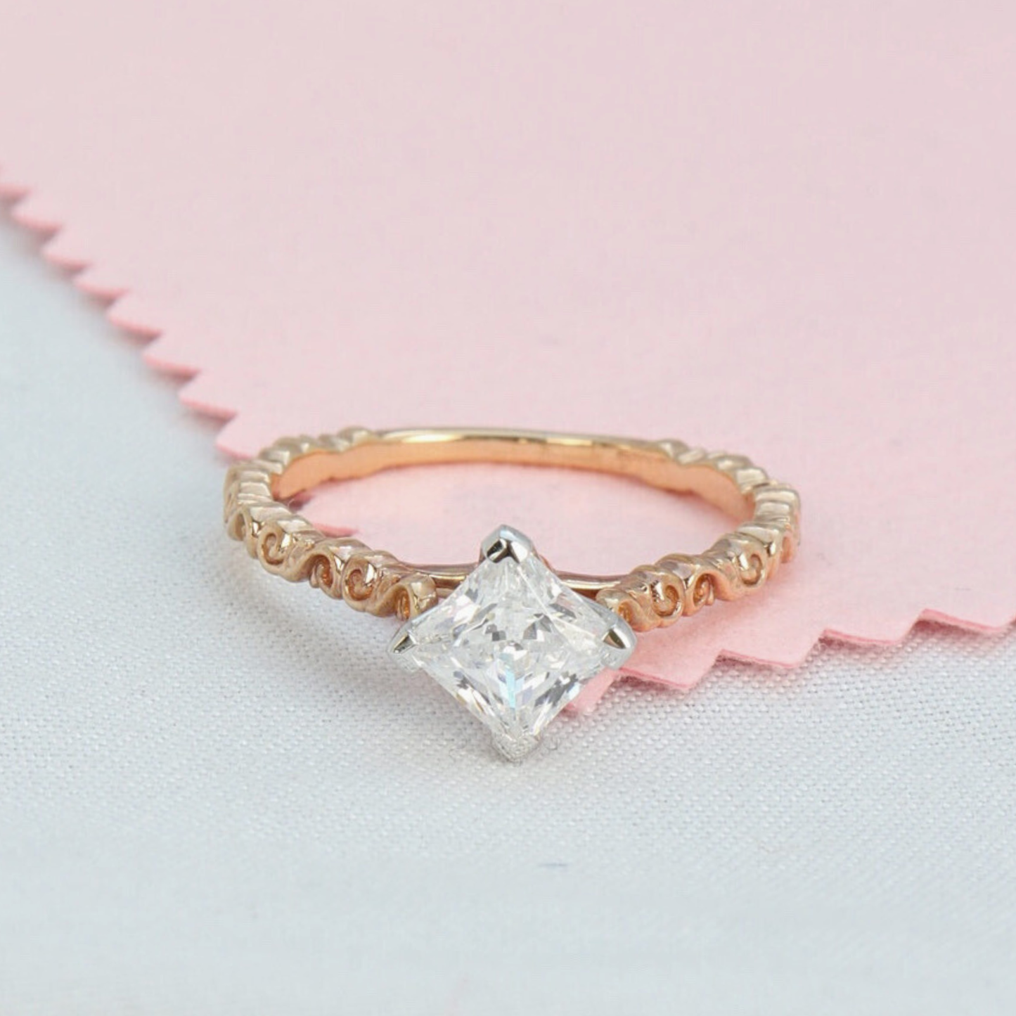Flourish - Filigree Solitaire Engagement Ring