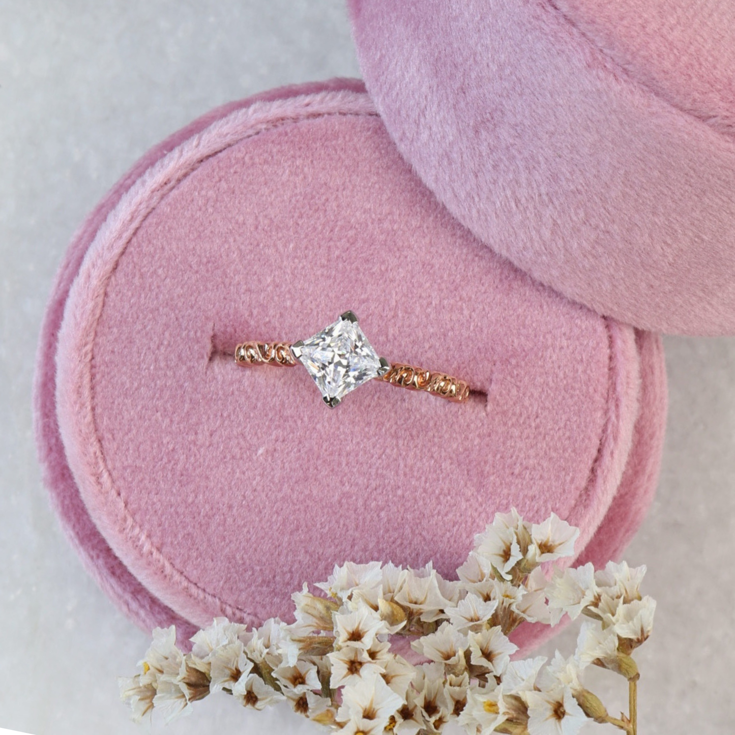Flourish - Filigree Solitaire Engagement Ring