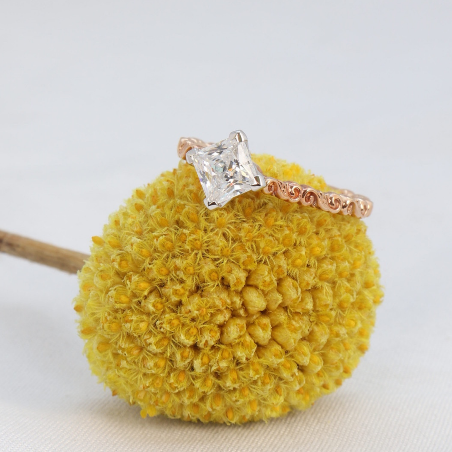 Flourish - Filigree Solitaire Engagement Ring