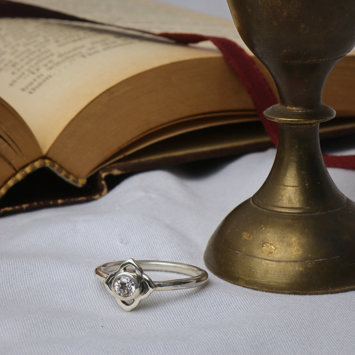 Knight's Star Engagement Ring