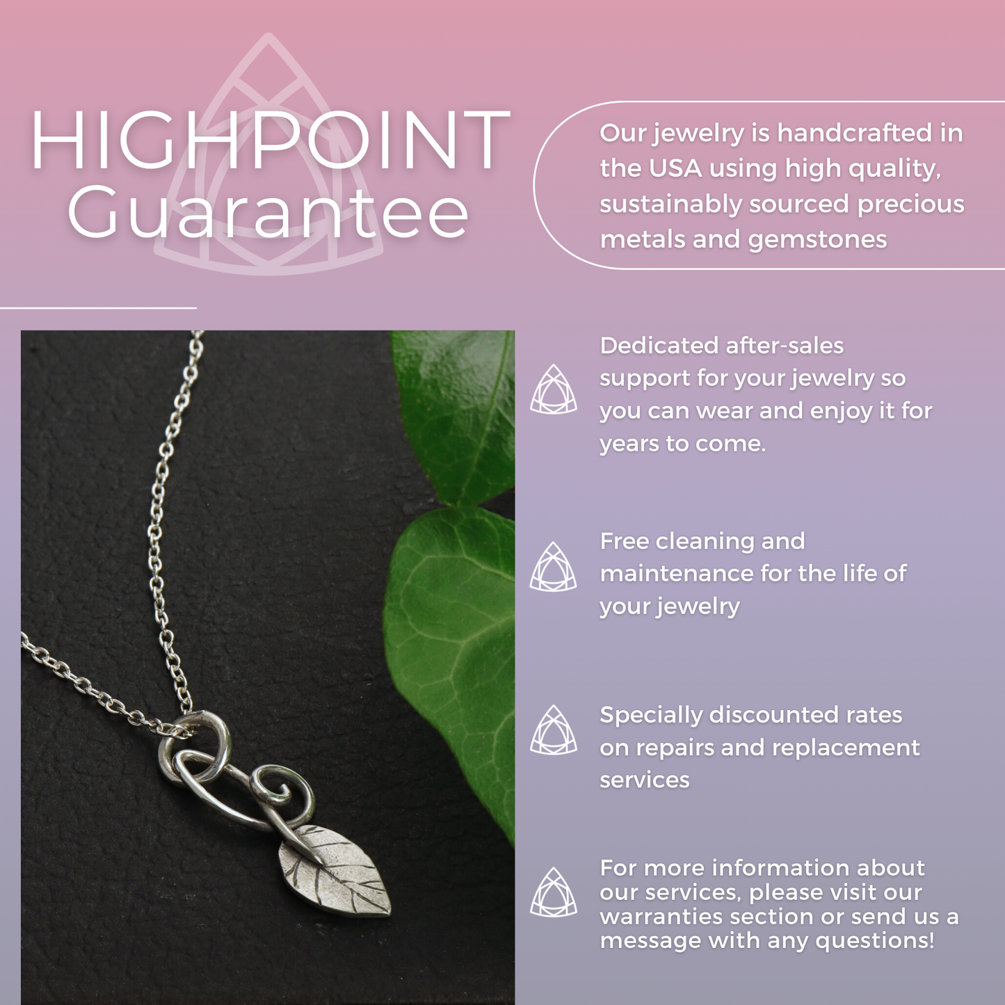 Windswept Leaf Necklace