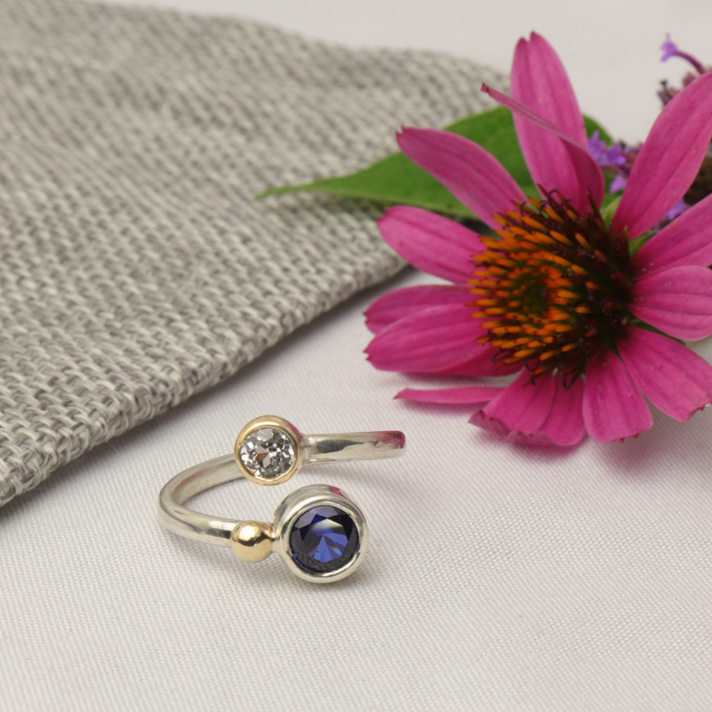Blue Sapphire Coterie Ring