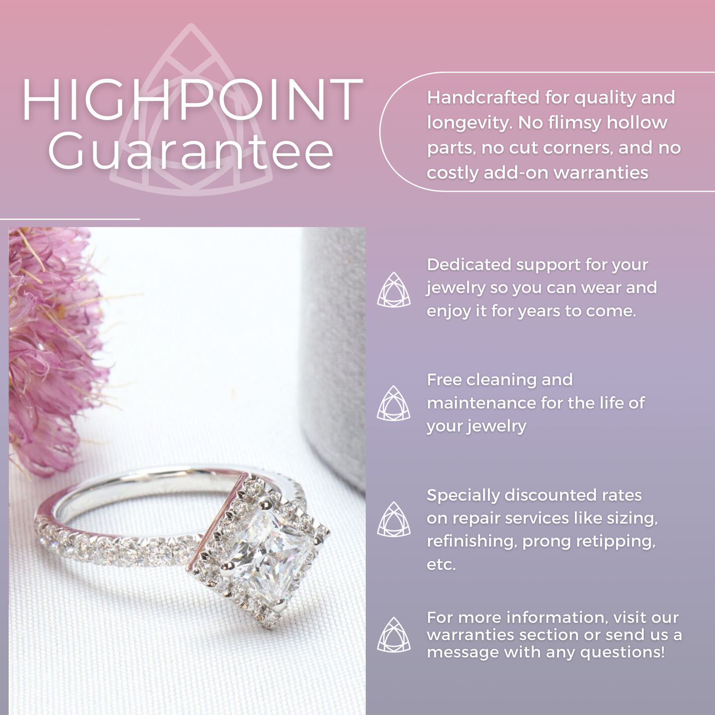 Starlight - Diamond Halo Engagement Ring