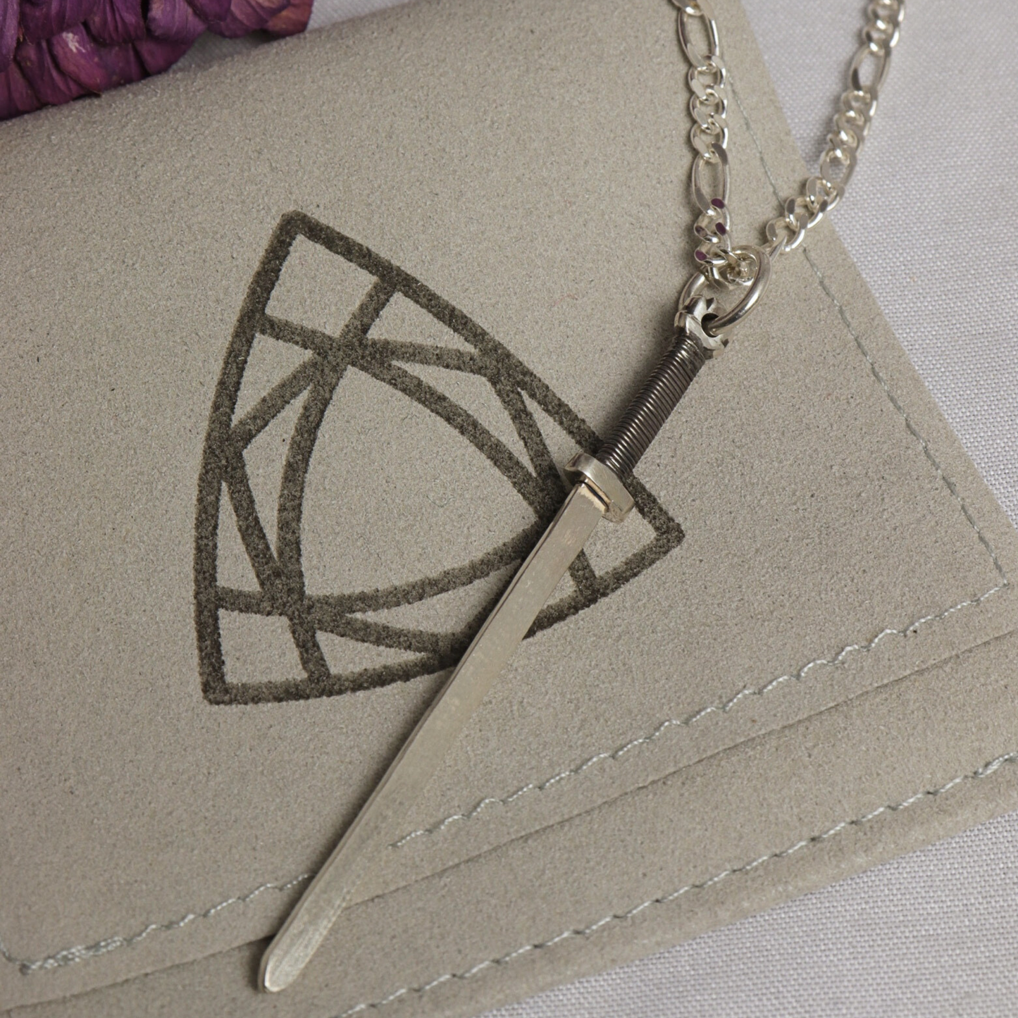 Silver Viking Sword Pendant