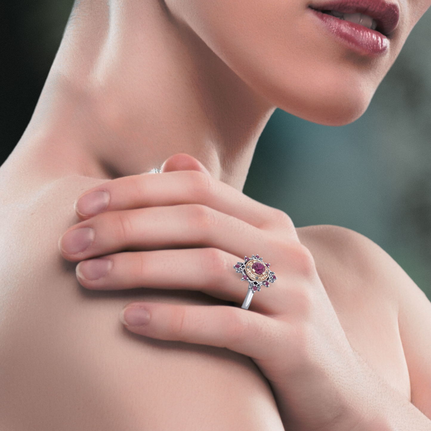 Tourmaline Ballroom Ring