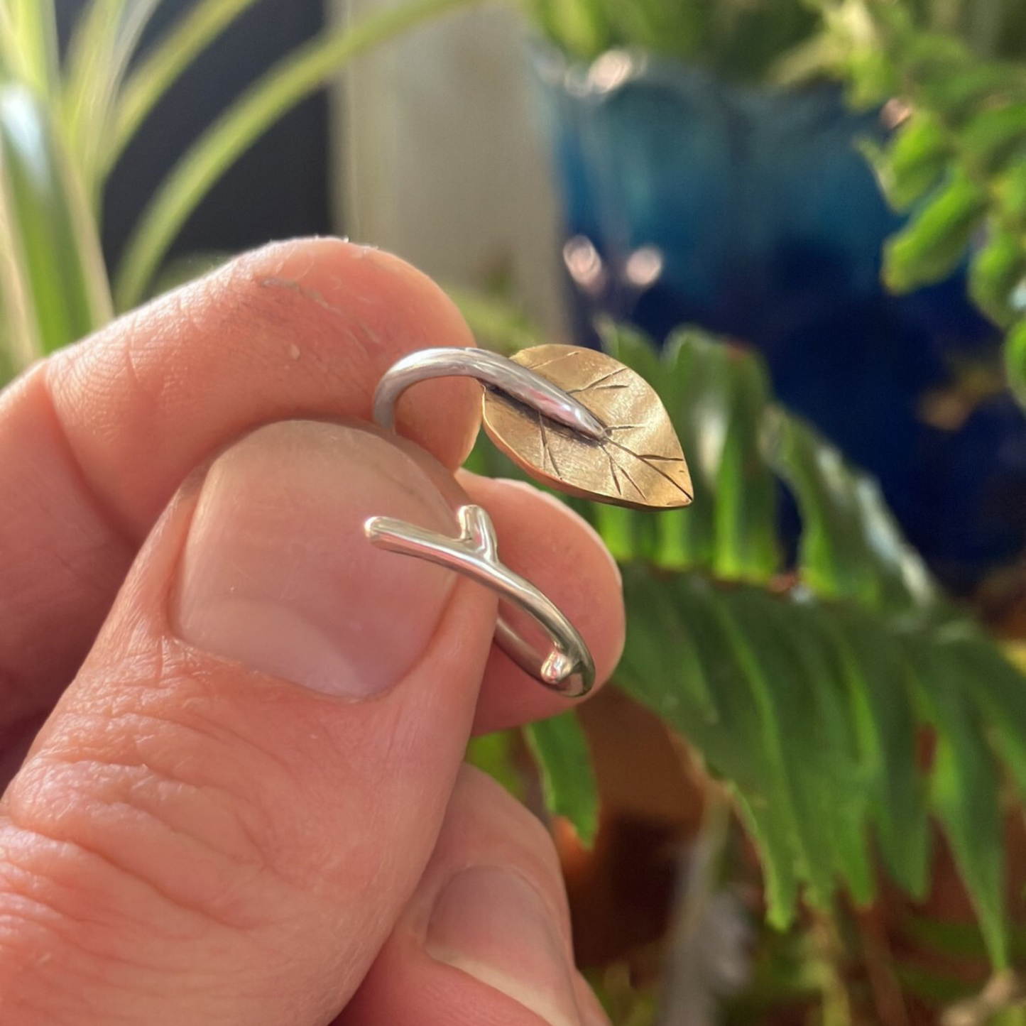 Willow Leaf Rings