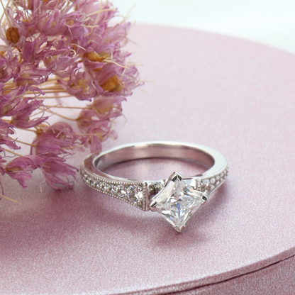 Stargazer - Diamond Accented Engagement Ring