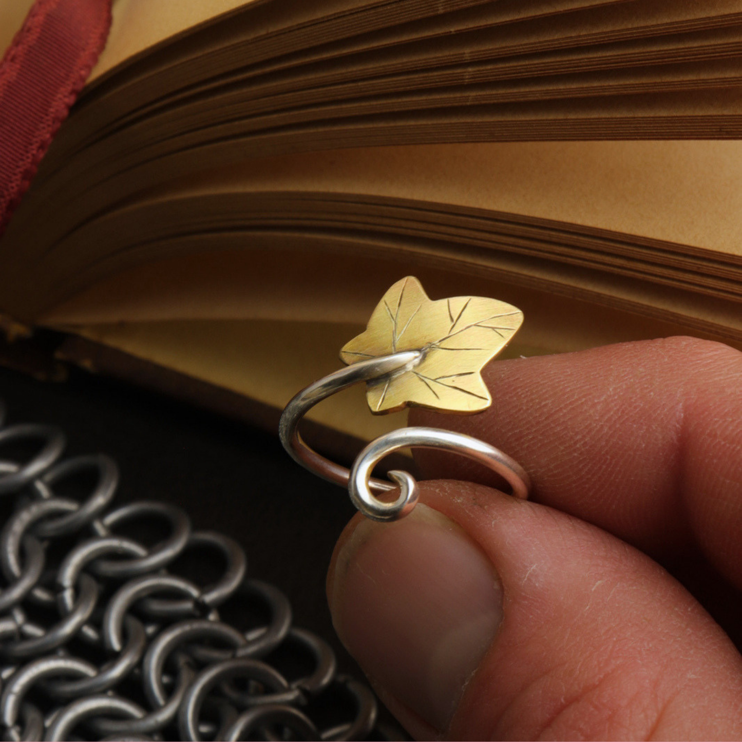 Ivy Leaf Rings