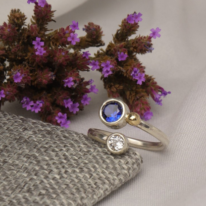 Blue Sapphire Coterie Ring
