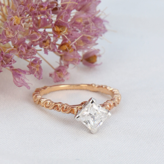 Flourish - Filigree Solitaire Engagement Ring