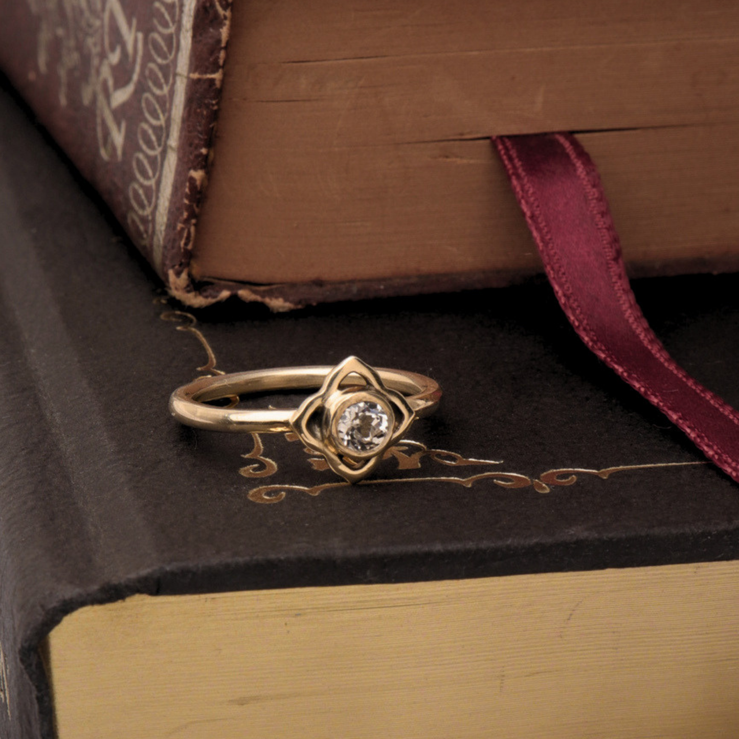 Knight's Star Engagement Ring