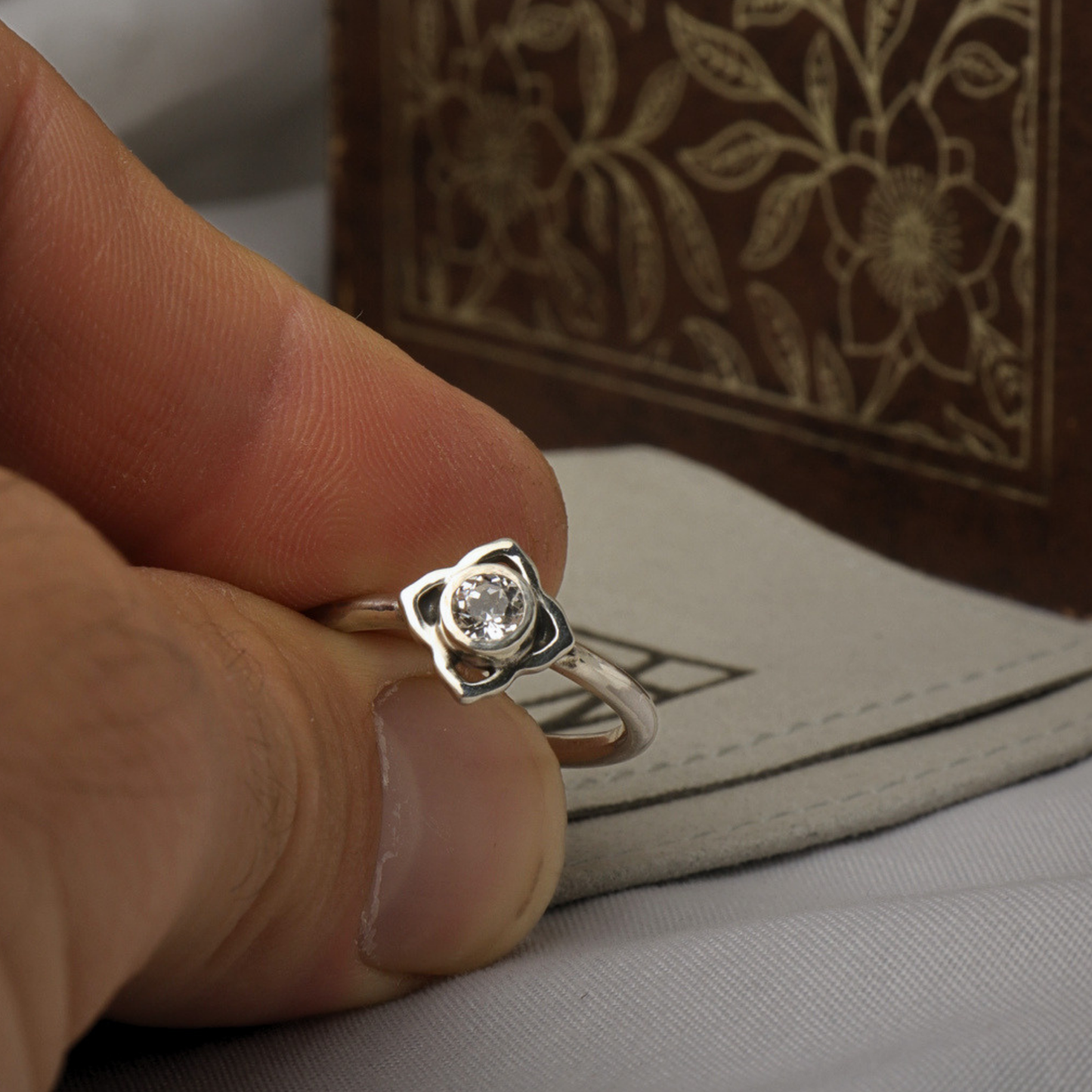 Knight's Star Engagement Ring