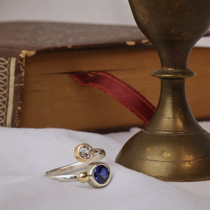 Blue Sapphire Coterie Ring