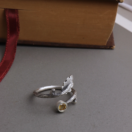 Autumn Oak Ring (Leaf)