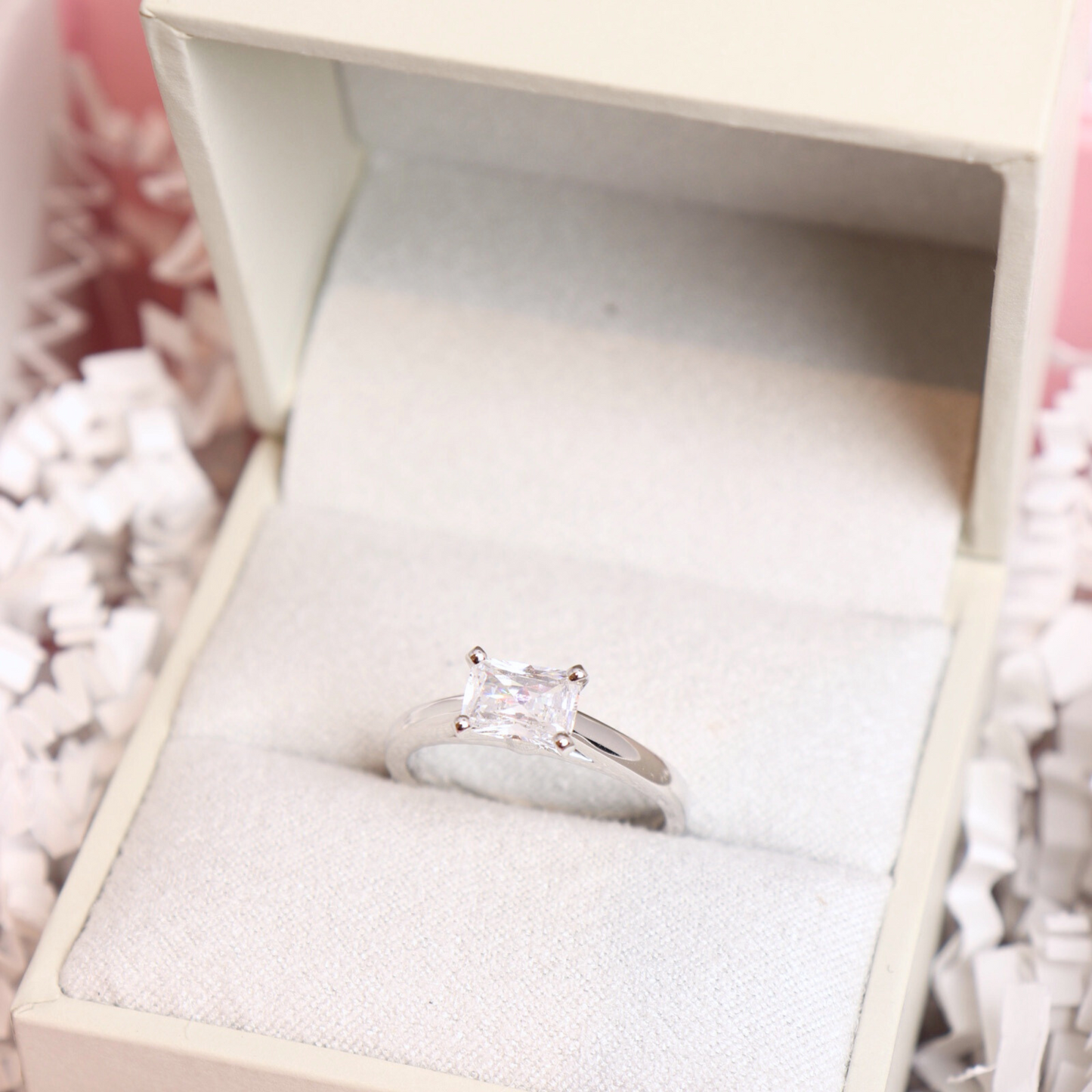 Horizon - Radiant Solitaire Engagement Ring