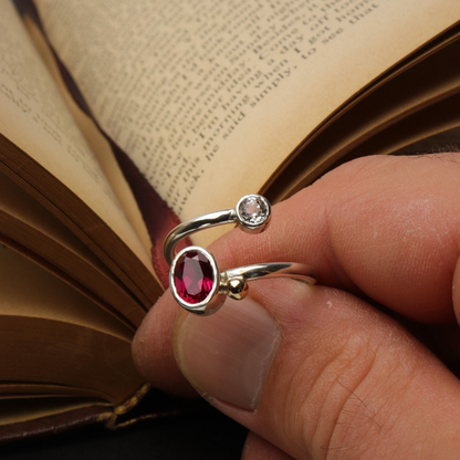 Ruby Two-Stone Ring