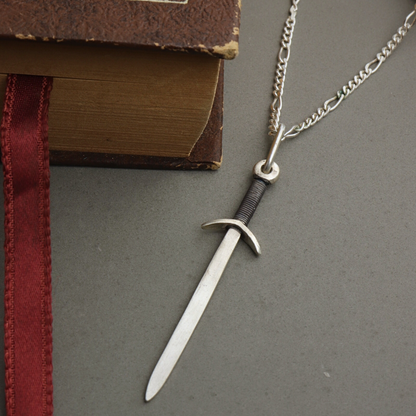 Mini Silver Longsword Pendant
