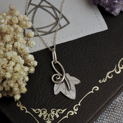Silver Whimsical Leaf Pendants - Limited Stock