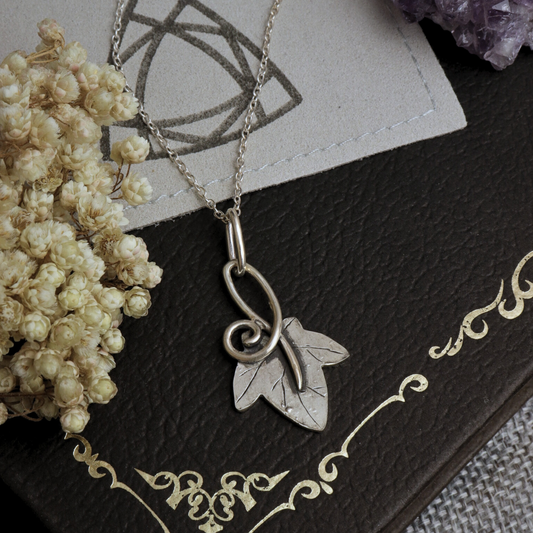 Silver Whimsical Leaf Pendants - Limited Stock