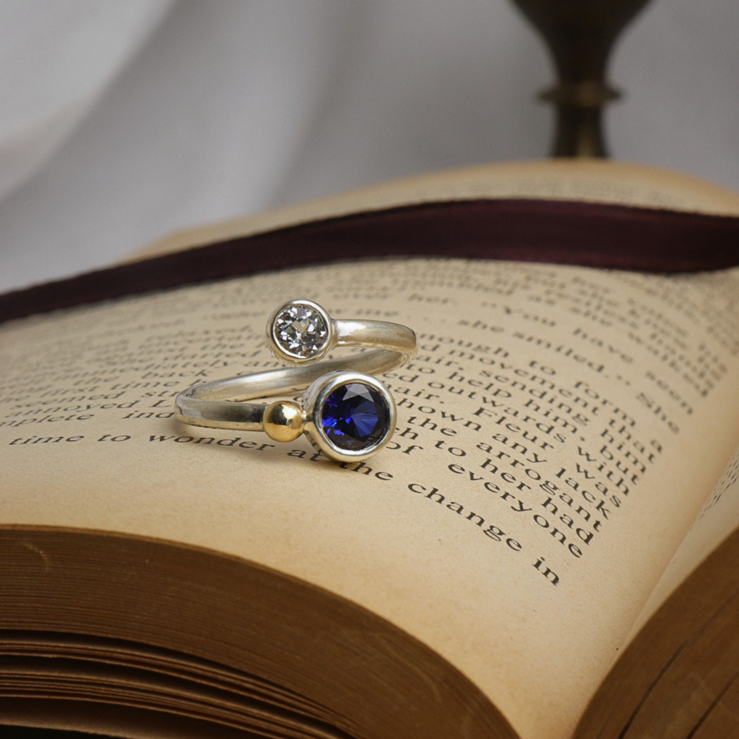 Blue Sapphire Coterie Ring