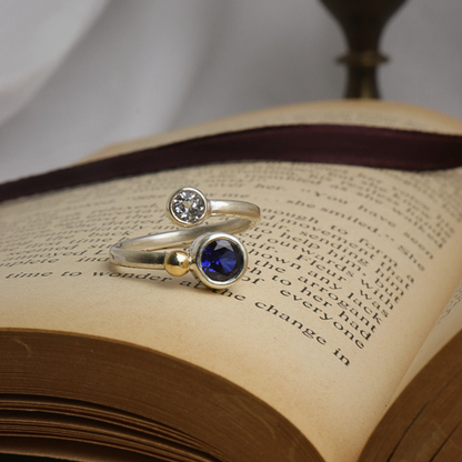 Blue Sapphire Coterie Ring