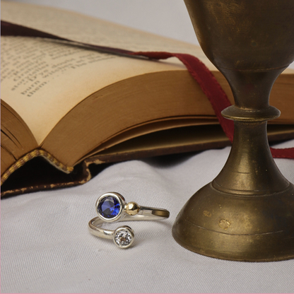 Blue Sapphire Coterie Ring
