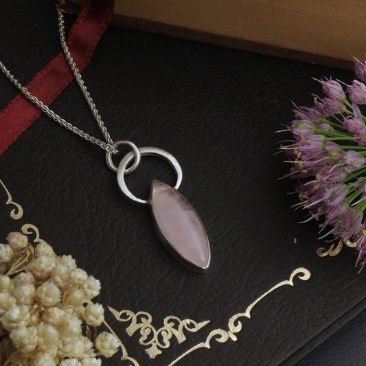 Rose Moon Necklace
