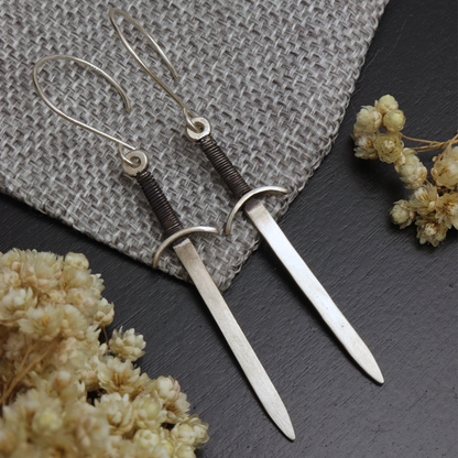Longsword Earrings