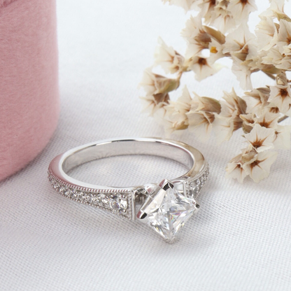 Stargazer - Diamond Accented Engagement Ring